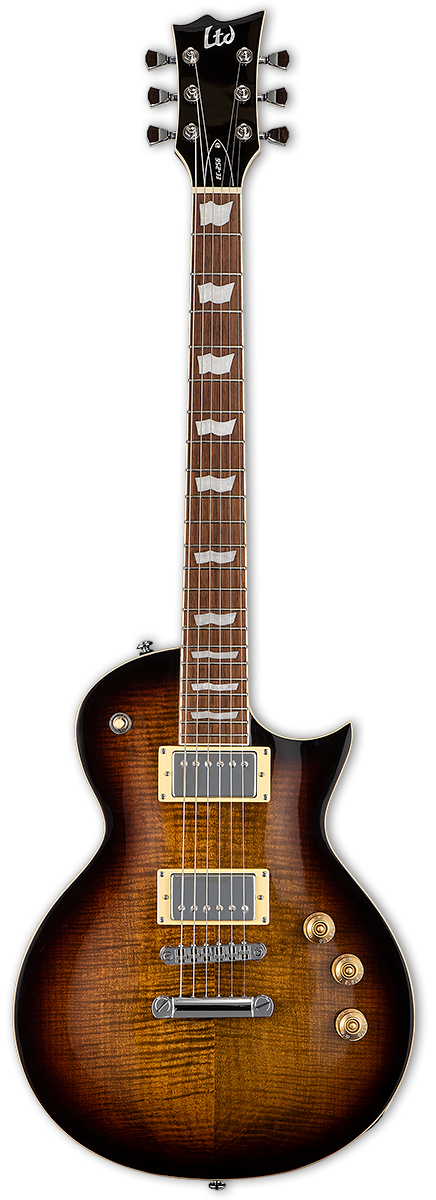 ESP LTD Eclipse EC-256FM Guitar - Dark Brown Sunburst