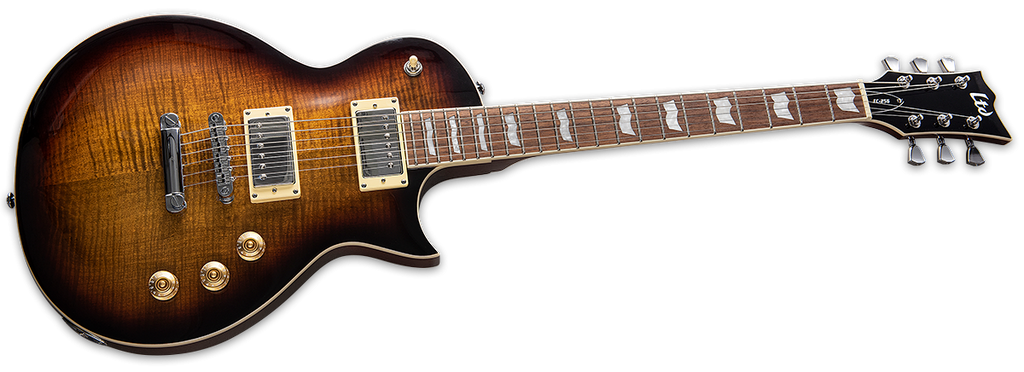 ESP LTD Eclipse EC-256FM Guitar - Dark Brown Sunburst