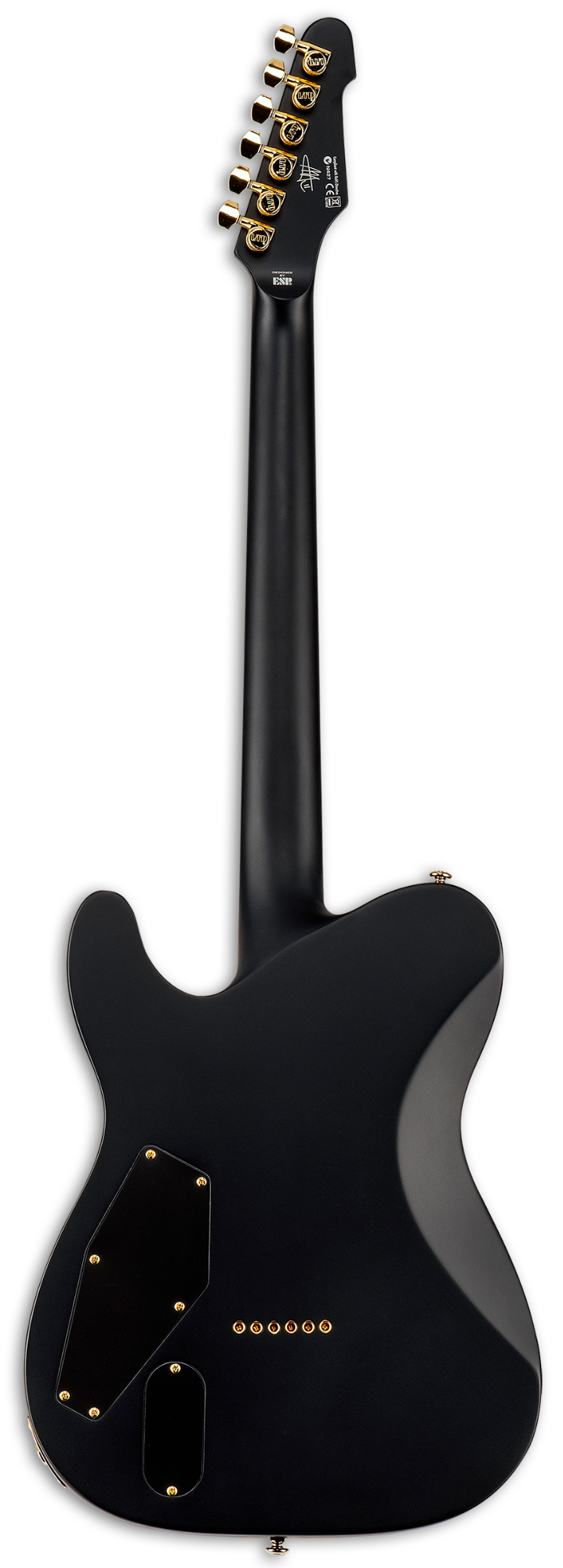 ESP LTD AA-1 Alan Ashby Signature Guitar w/Case - Black Satin