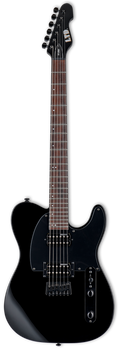 LTD TE-200 Electric Guitar - Black - Jatoba FB