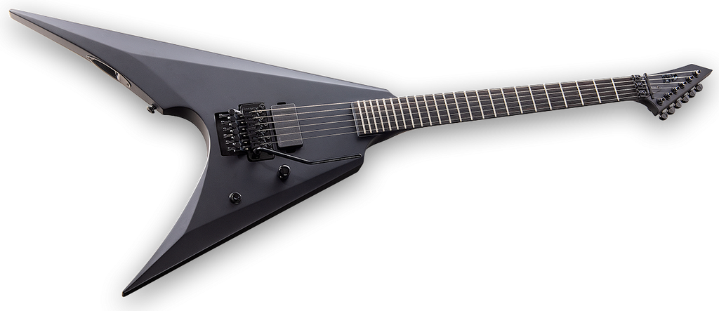ESP LTD Arrow Black Metal FR Guitar - Black Satin