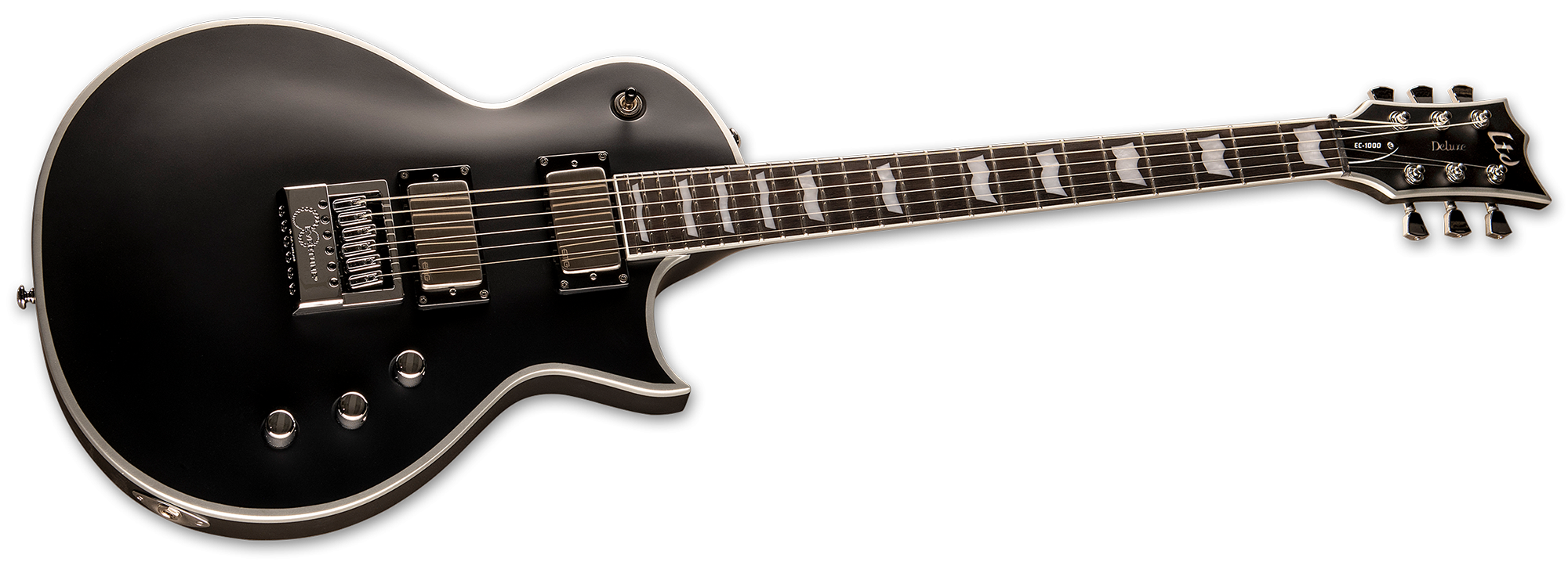 ESP LTD EC-1000 Evertune BB Guitar - Black Satin