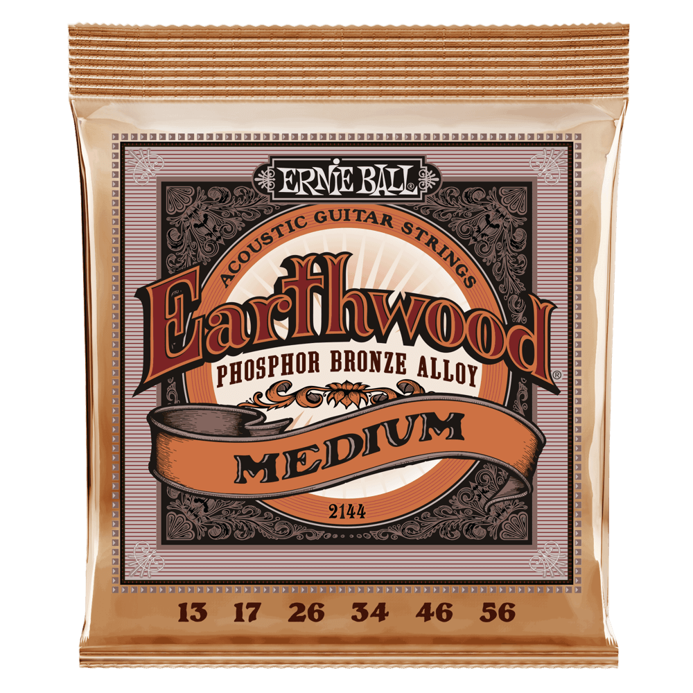 Ernie Ball Earthwood Acoustic Guitar String Set - Medium - 13/56