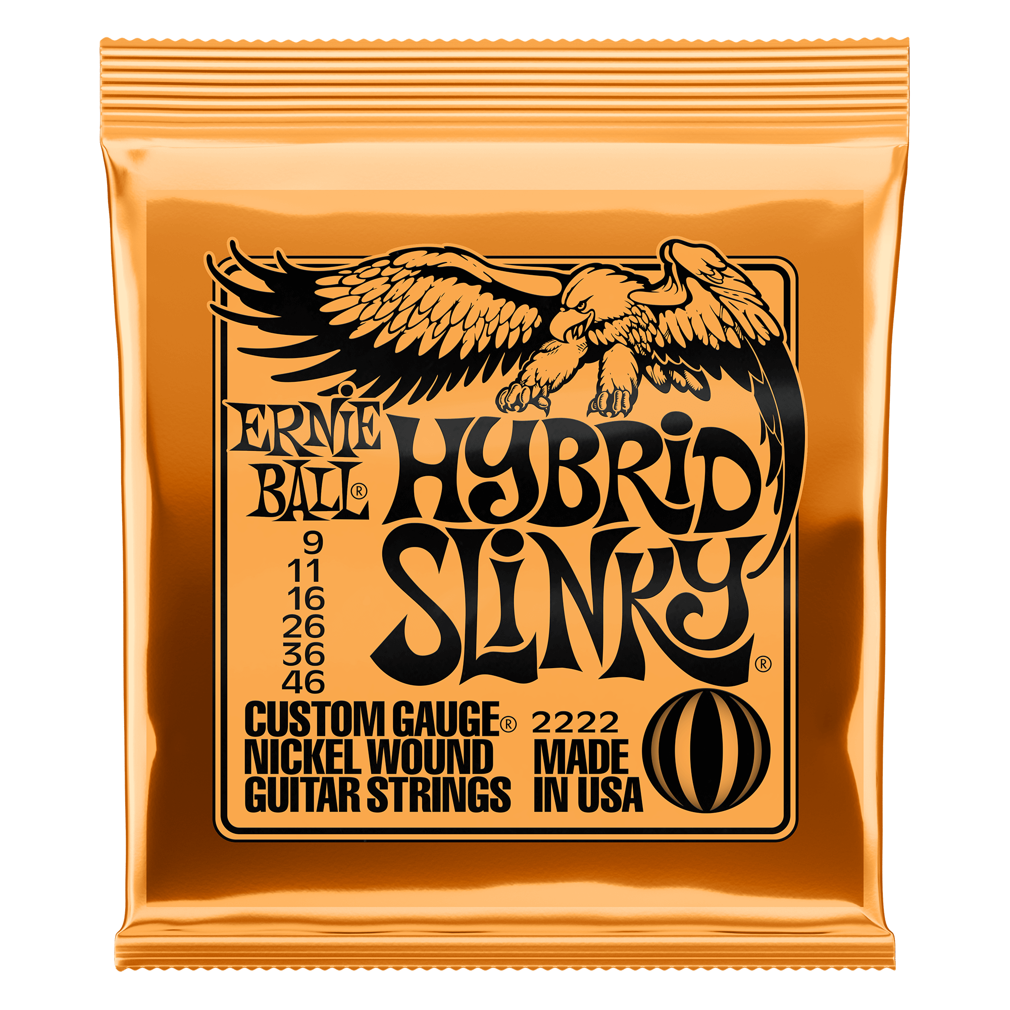 Ernie Ball Hybrid Slinky Electric Guitar String Set 9-46 (2222)