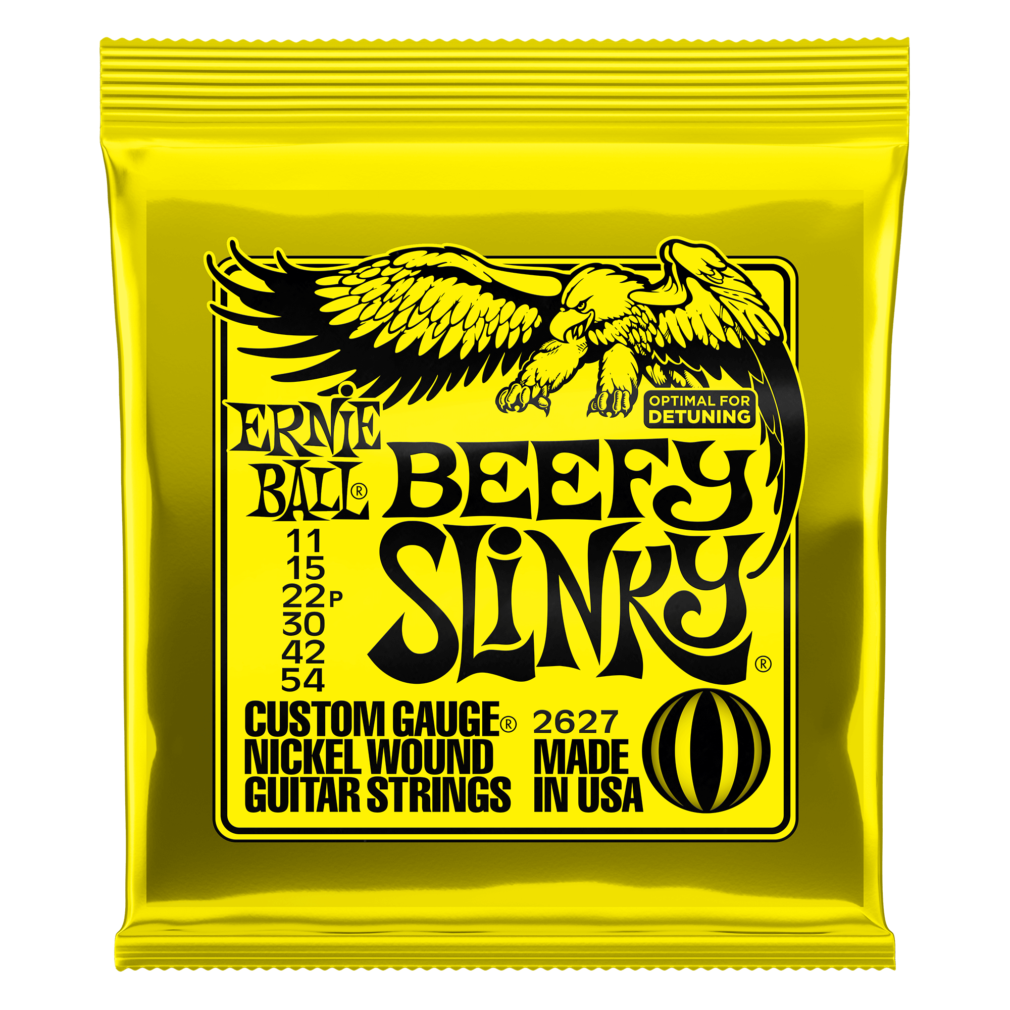 Ernie Ball Beefy Slinky Electric Guitar String Set 11-54 (2627)