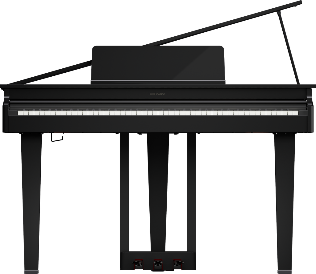 Roland GP-3PE Compact Digital Grand Piano w/Matching Bench - Polished Ebony