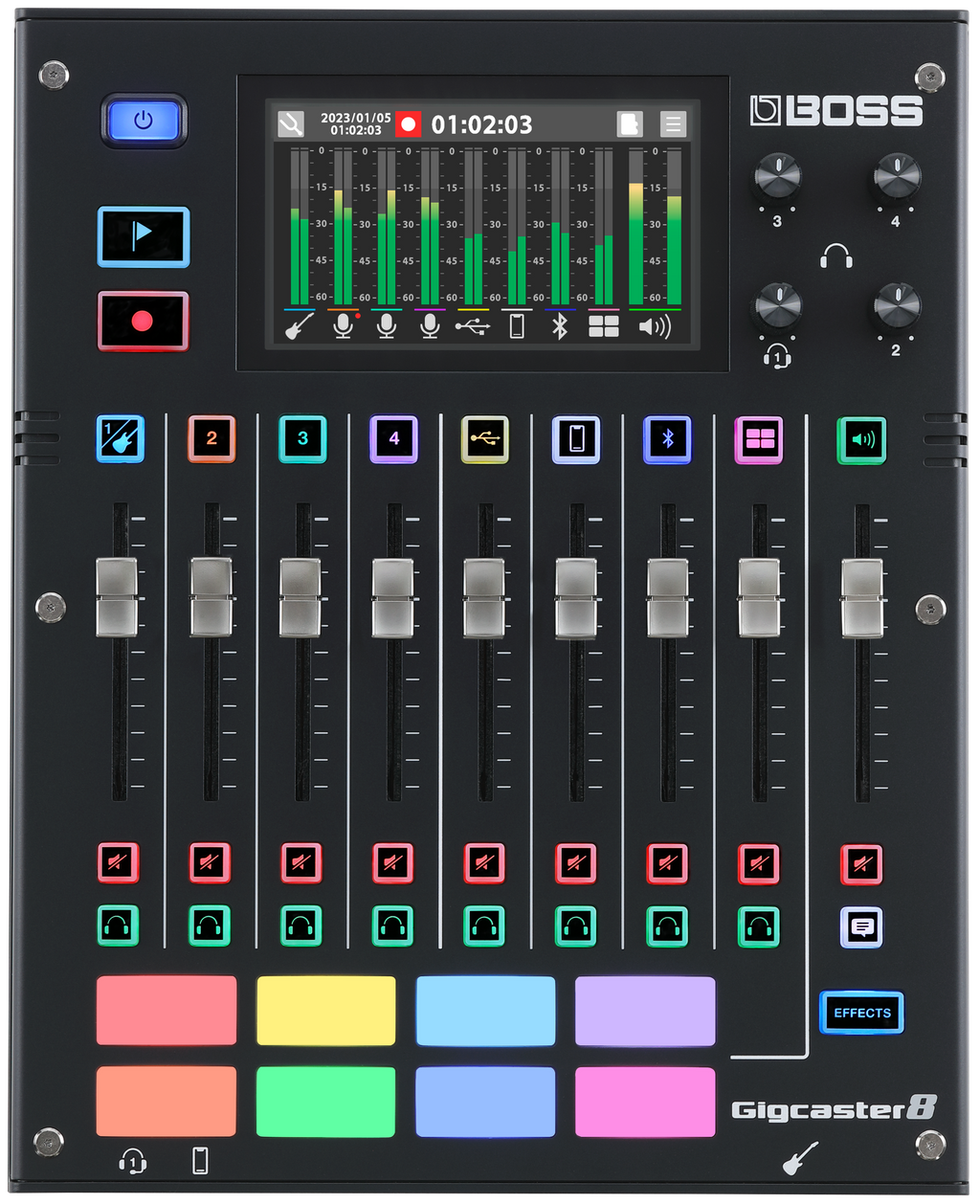 Boss GCS8 Gigcaster 8 Audio Streaming Mixer