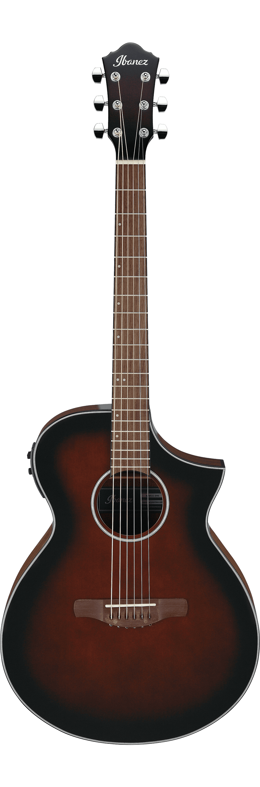 Ibanez AEWC11 DVS Acoustic Electric Guitar - Dark Violin Sunburst High Gloss