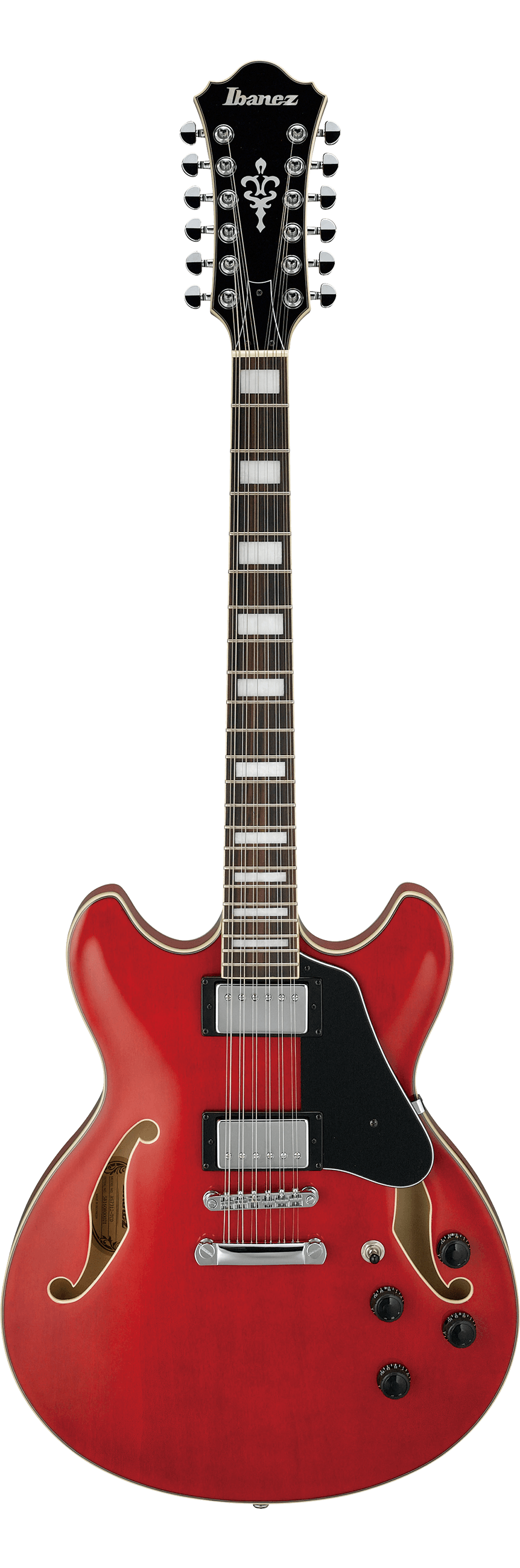 Ibanez AS7312 TCD Electric Guitar - Transparent Cherry Red