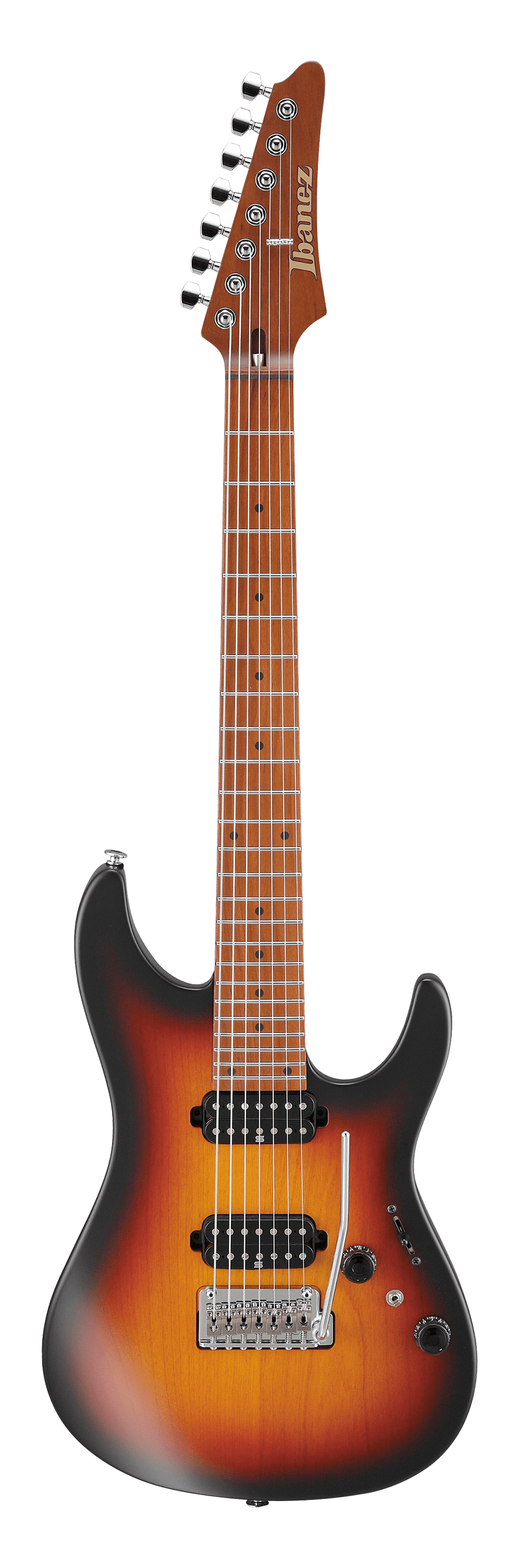 Ibanez AZ24027 TFF Prestige 7-String Electric Guitar W/Case - Tri-fade Flat Burst