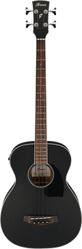Ibanez PCBE14MH WK Acoustic Electric Bass Guitar - Weathered Black