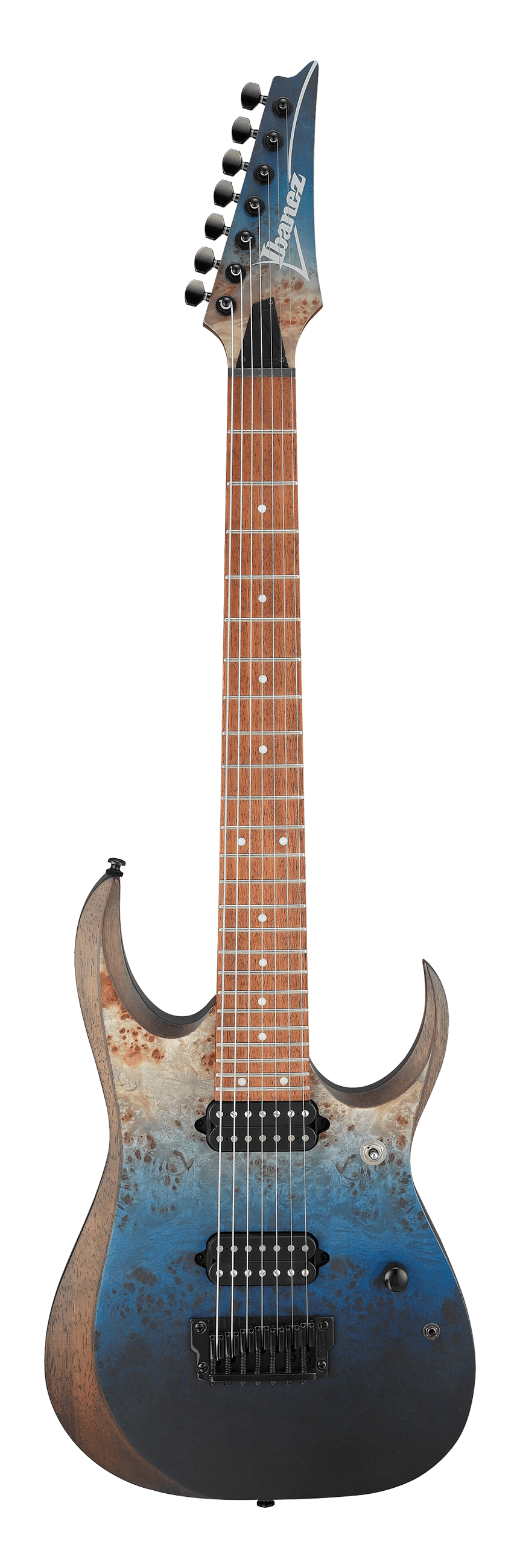 Ibanez RGD7521PB DSF 7-String Electric Guitar - Deep Seafloor Fade Flat