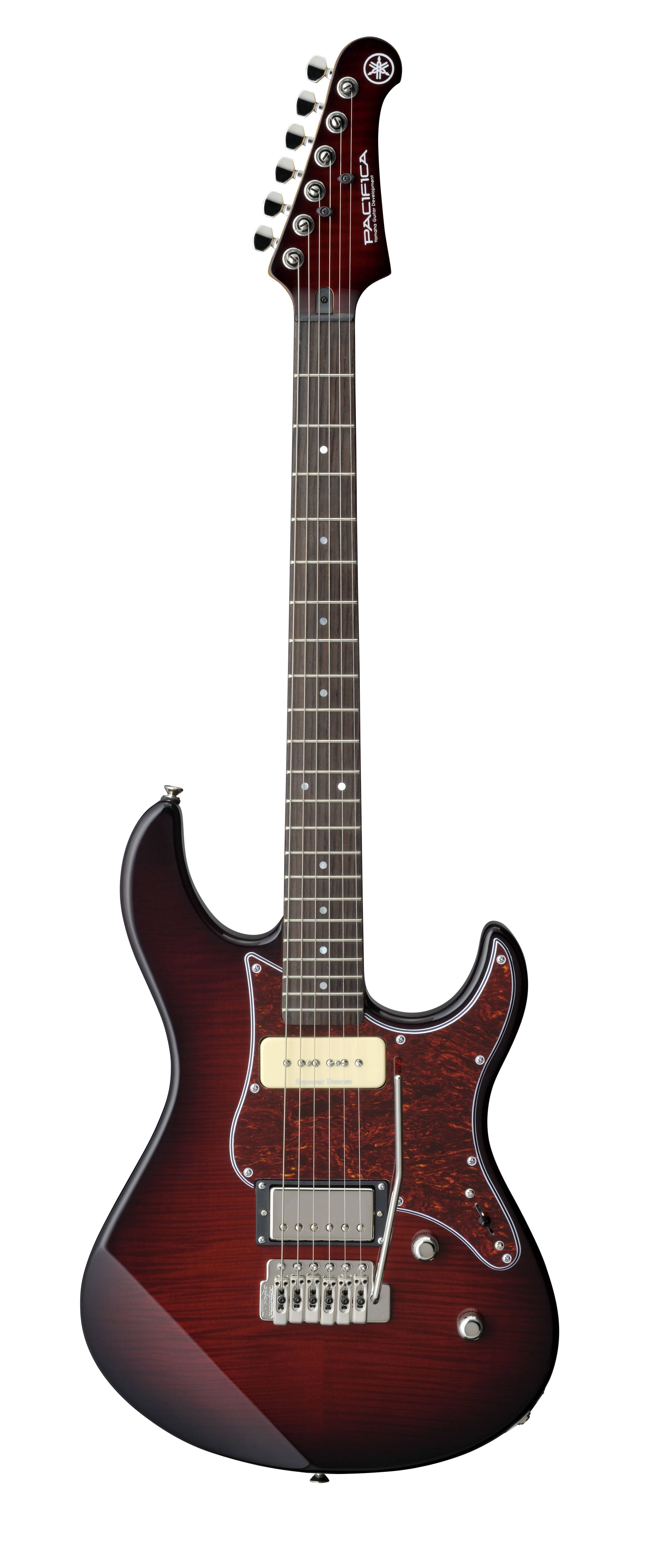 Yamaha Pacifica 611VFM Electric Guitar - Dark Red Burst (PAC611VFMDRB)