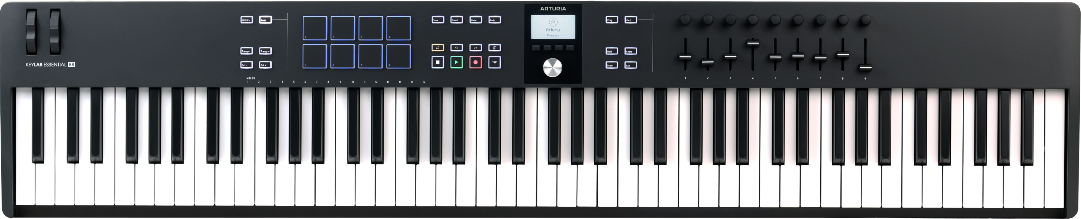 Arturia Keylab Essential 88 MK3 Controller Keyboard - Black