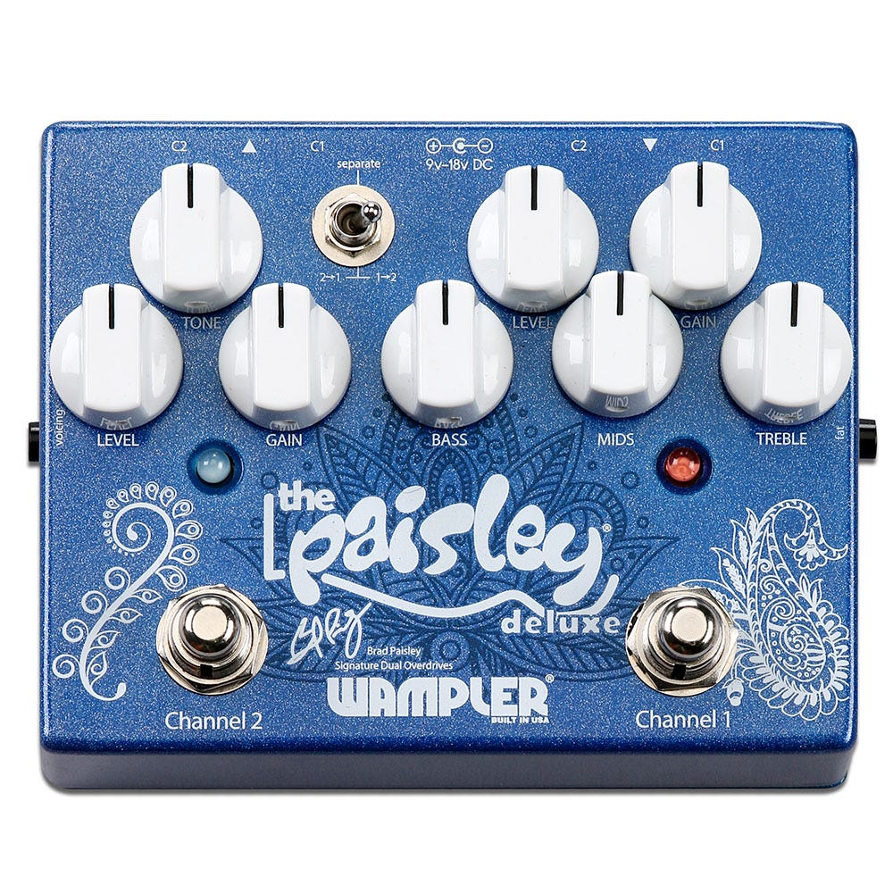 Wampler Paisley DELUXE Overdrive Pedal