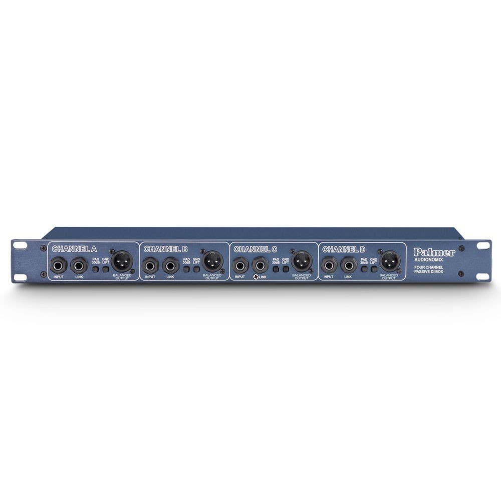 Palmer PAN 03 PASS - 19" DI Box 4-Channel - Passive