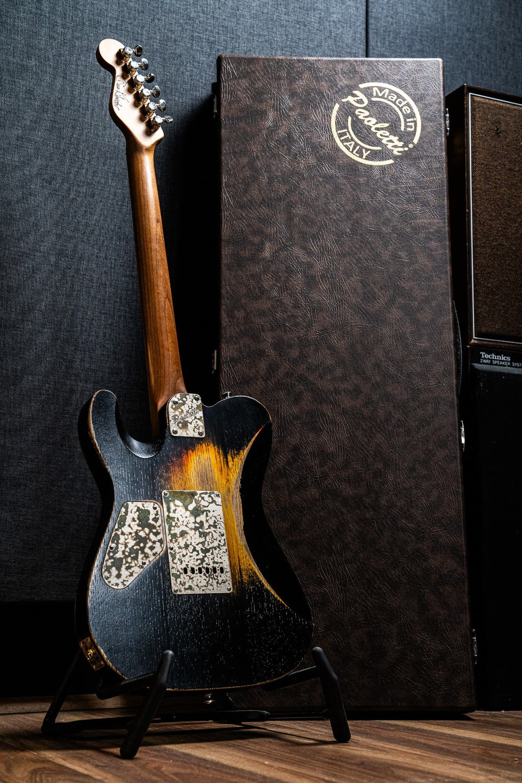 Paoletti Nancy Loft SSS 2 Electric Guitar - Heavy Black (Designed by Dave Kilminster)