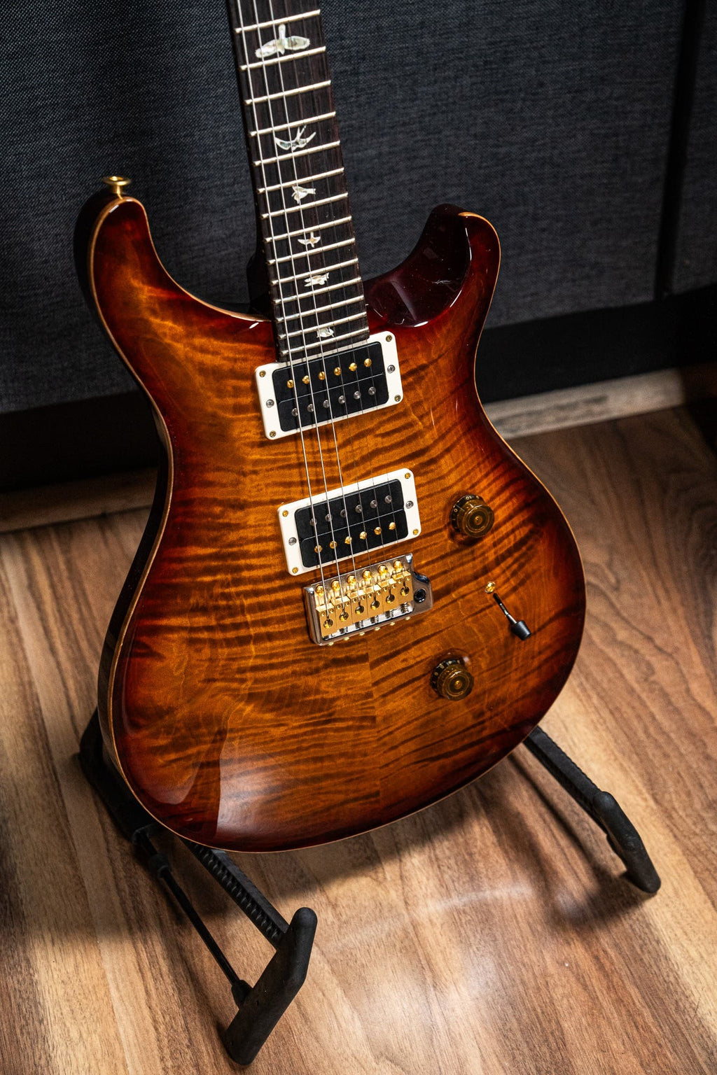 Paul Reed Smith (PRS) Custom 24 w/Pattern Thin Neck - Dark Cherry Burst - 10 Top