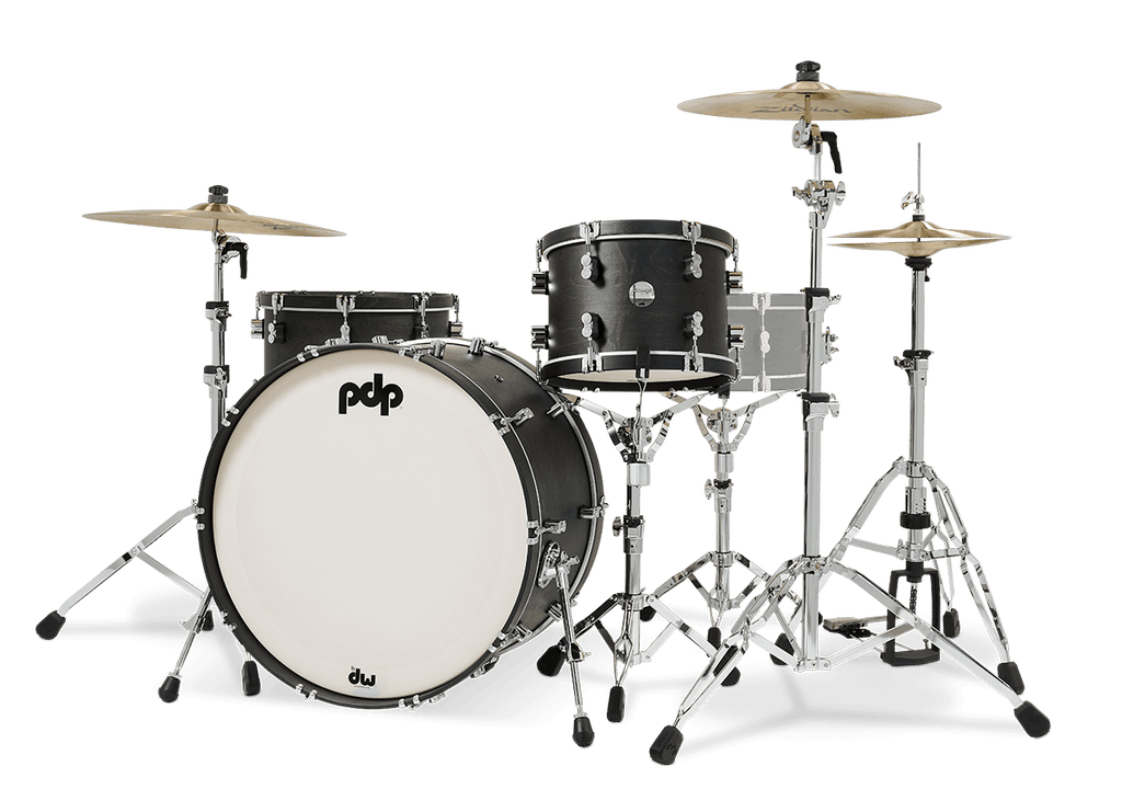 PDP Concept Classic 3-piece Drum Kit - Shell Pack - Ebony Stain