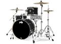 PDP Concept Maple 3-piece Drum Kit - Shell Pack w/HW815 Pack - Satin Black