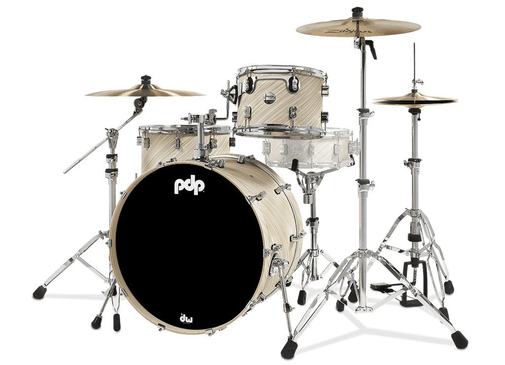 PDP Concept Maple 3-piece Drum Kit - Shell Pack w/HW815 Pack - Twisted Ivory