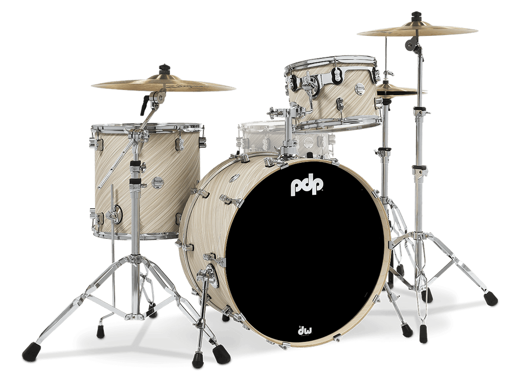 PDP Concept Maple 3-piece Drum Kit - Shell Pack w/HW815 Pack - Twisted Ivory