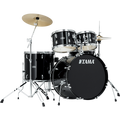 Tama Stagestar 5pc Drum Kit w/Hardware and Cymbals - Black