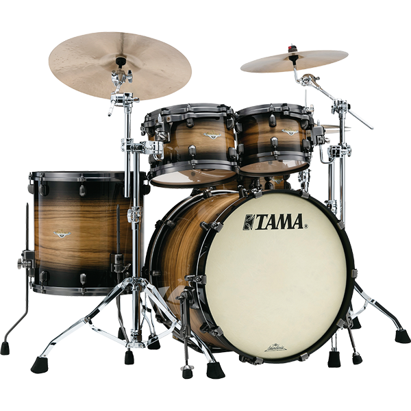 Tama Starclassic Maple Drum Kit - Shell Pack - Natural Pacific Walnut Burst