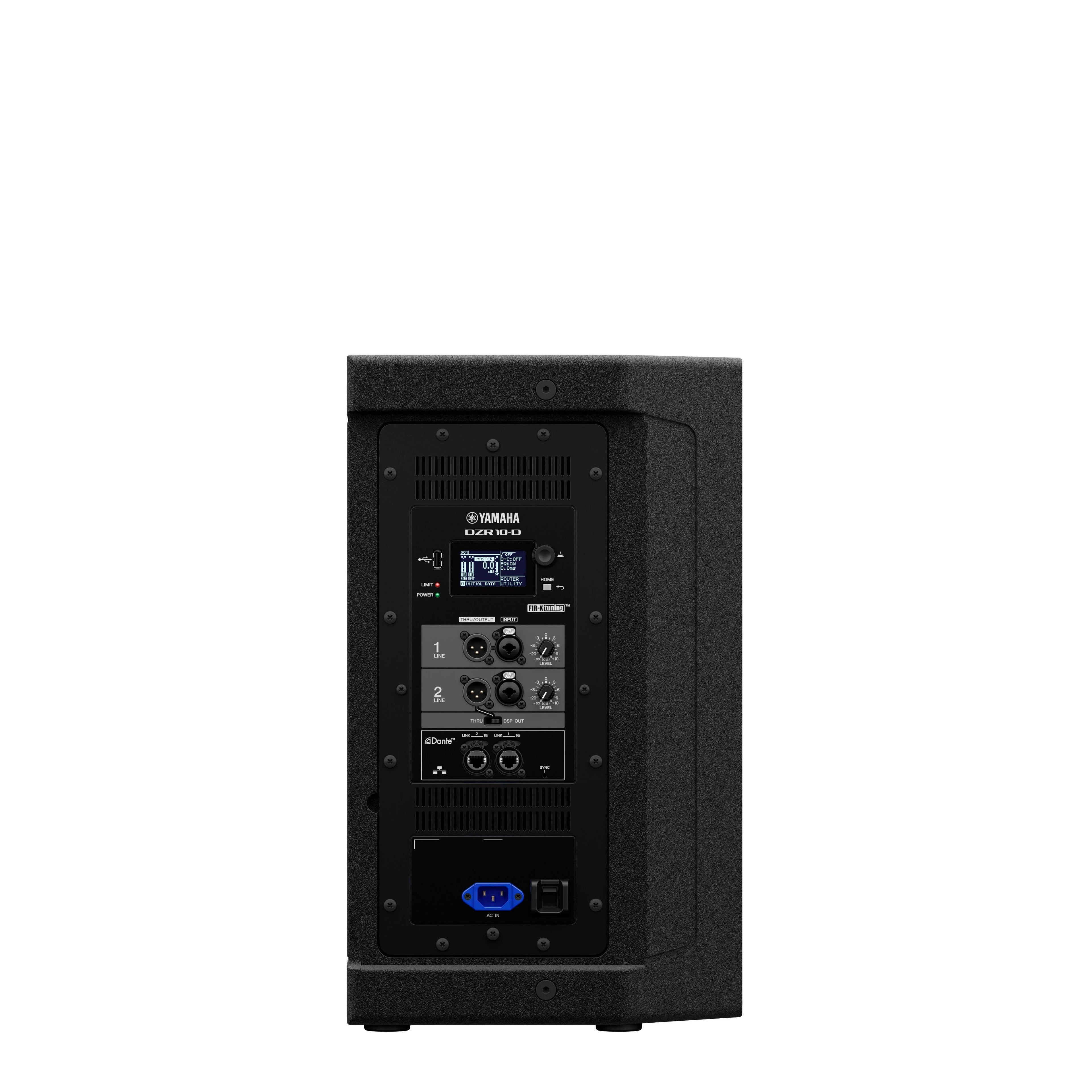 Yamaha DZR10-D 10" Powered Loudspeaker w/Dante Connectivity