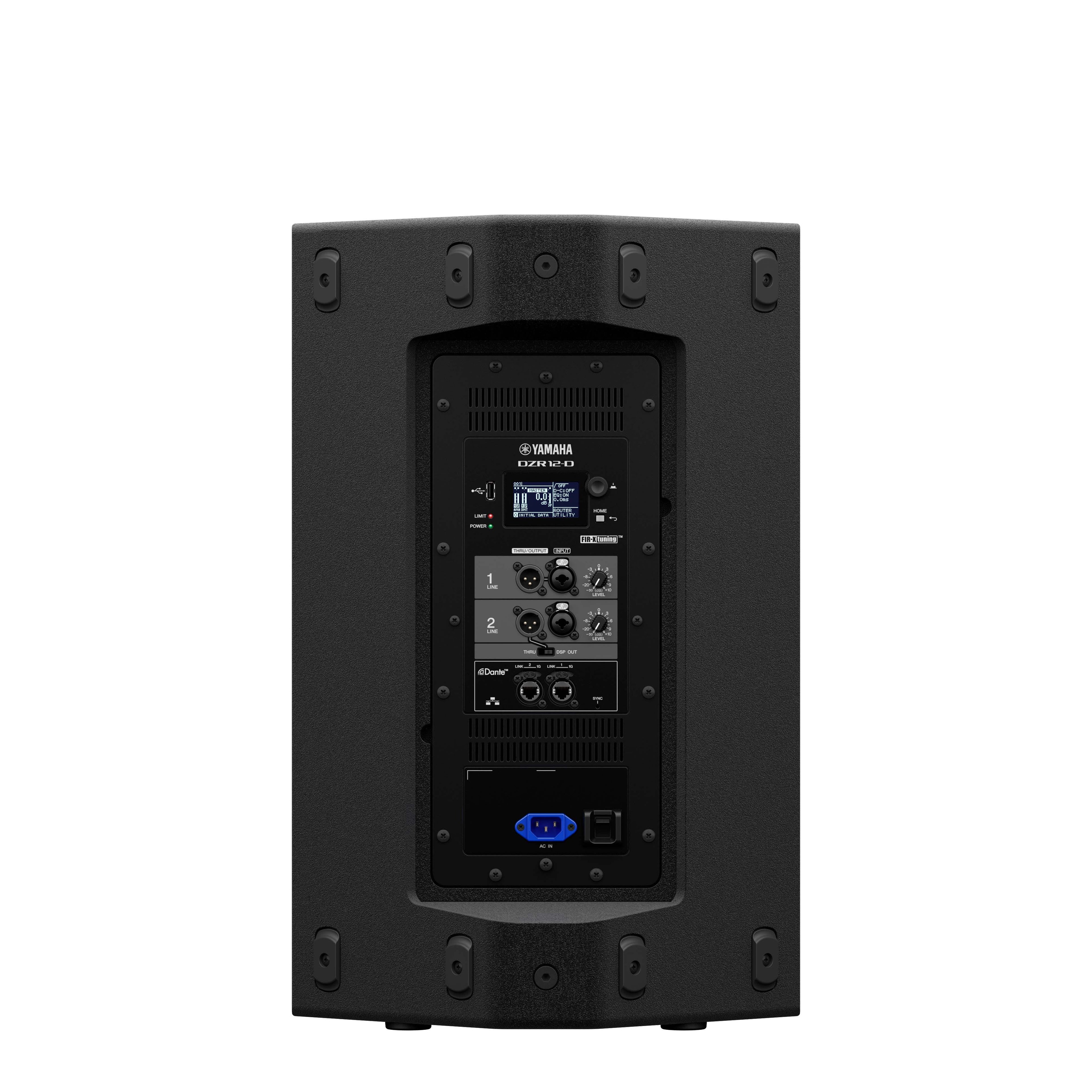 Yamaha DZR12-D 12" Powered Loudspeaker w/Dante Connectivity