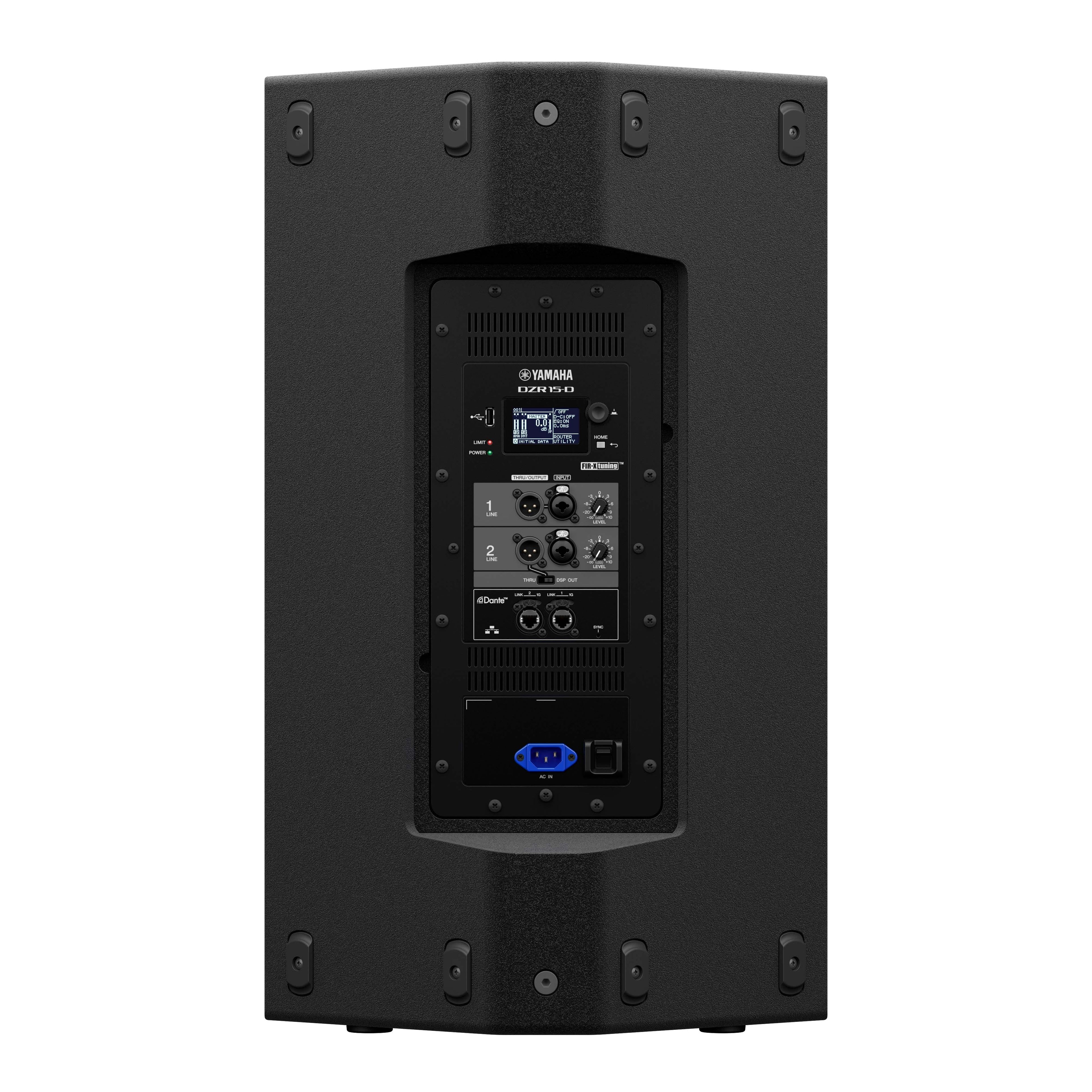 Yamaha DZR15-D 15" Powered Loudspeaker w/Dante Connectivity