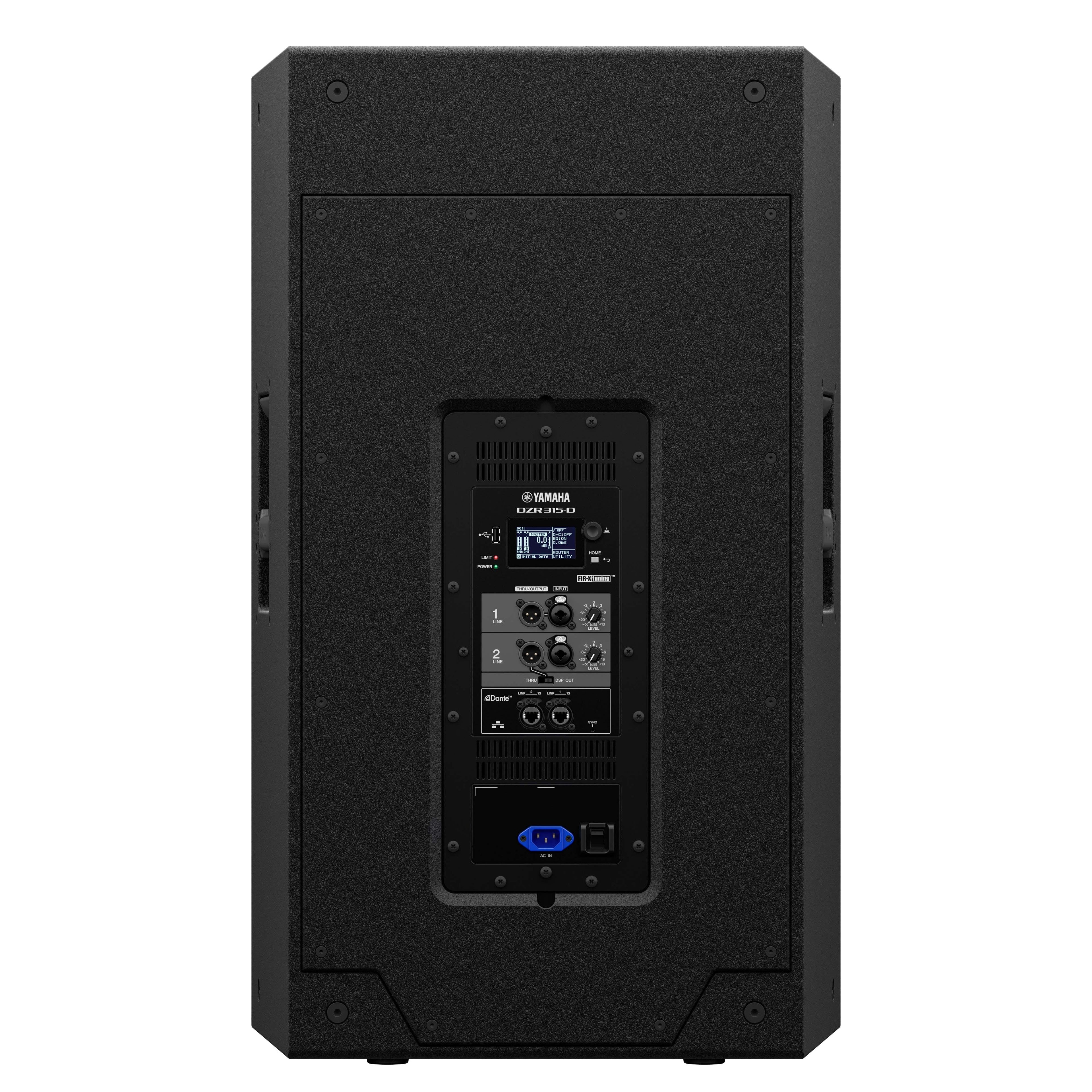 Yamaha DZR315-D 3-Way 15" Powered Loudspeaker w/Dante Connectivity