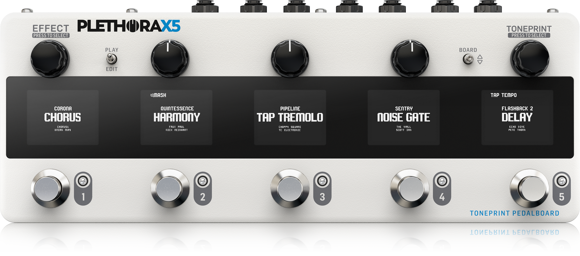TC Electronic Plethora X5 Multi-Effect Pedal w/TonePrint