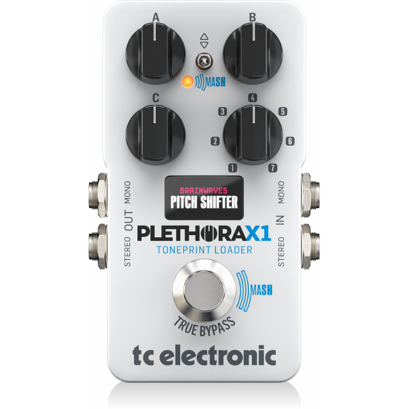 TC Electronic PLETHORA X1 TonePrint Multi-Effect Pedal - White