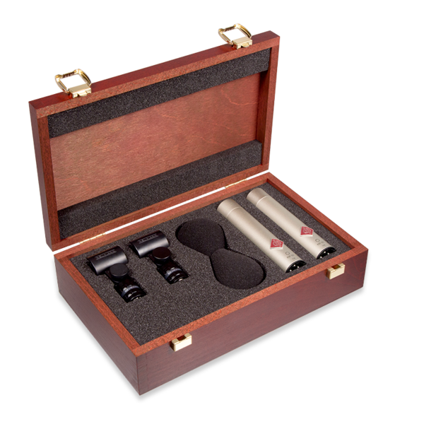 Neumann KM183-STEREOSET Condenser Microphones - Stereo Pair - Nickel