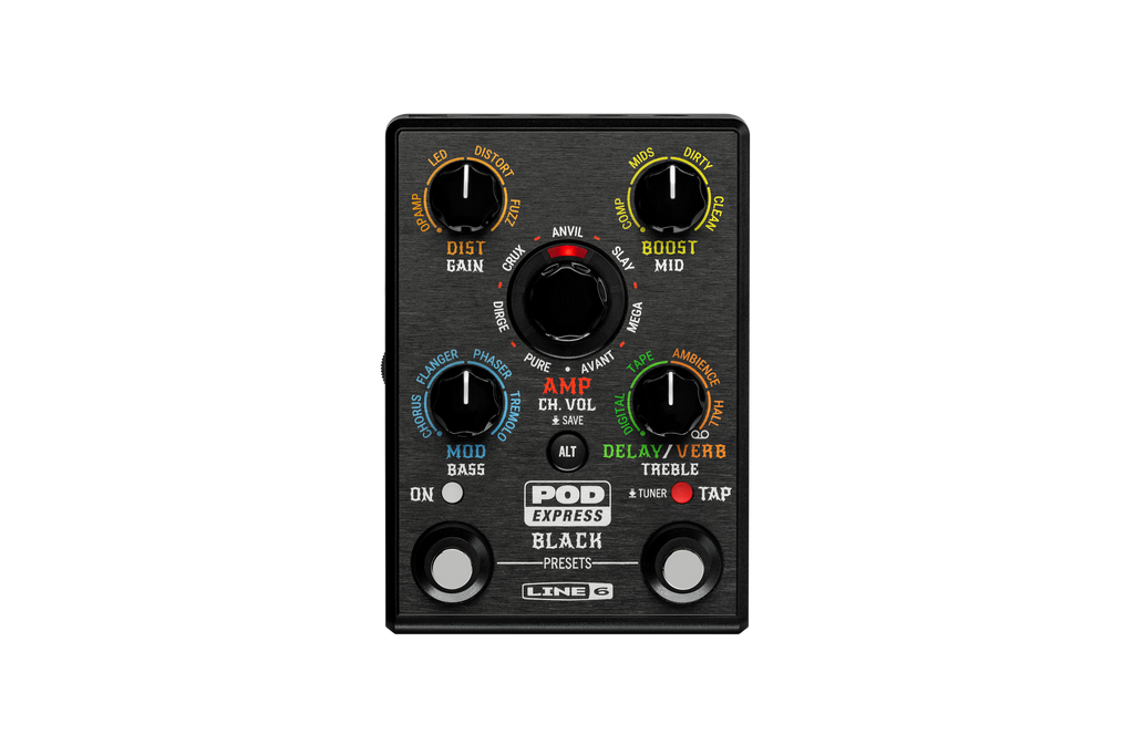 Line 6 POD Express BLACK Hi-Gain Multi-Effects Pedal