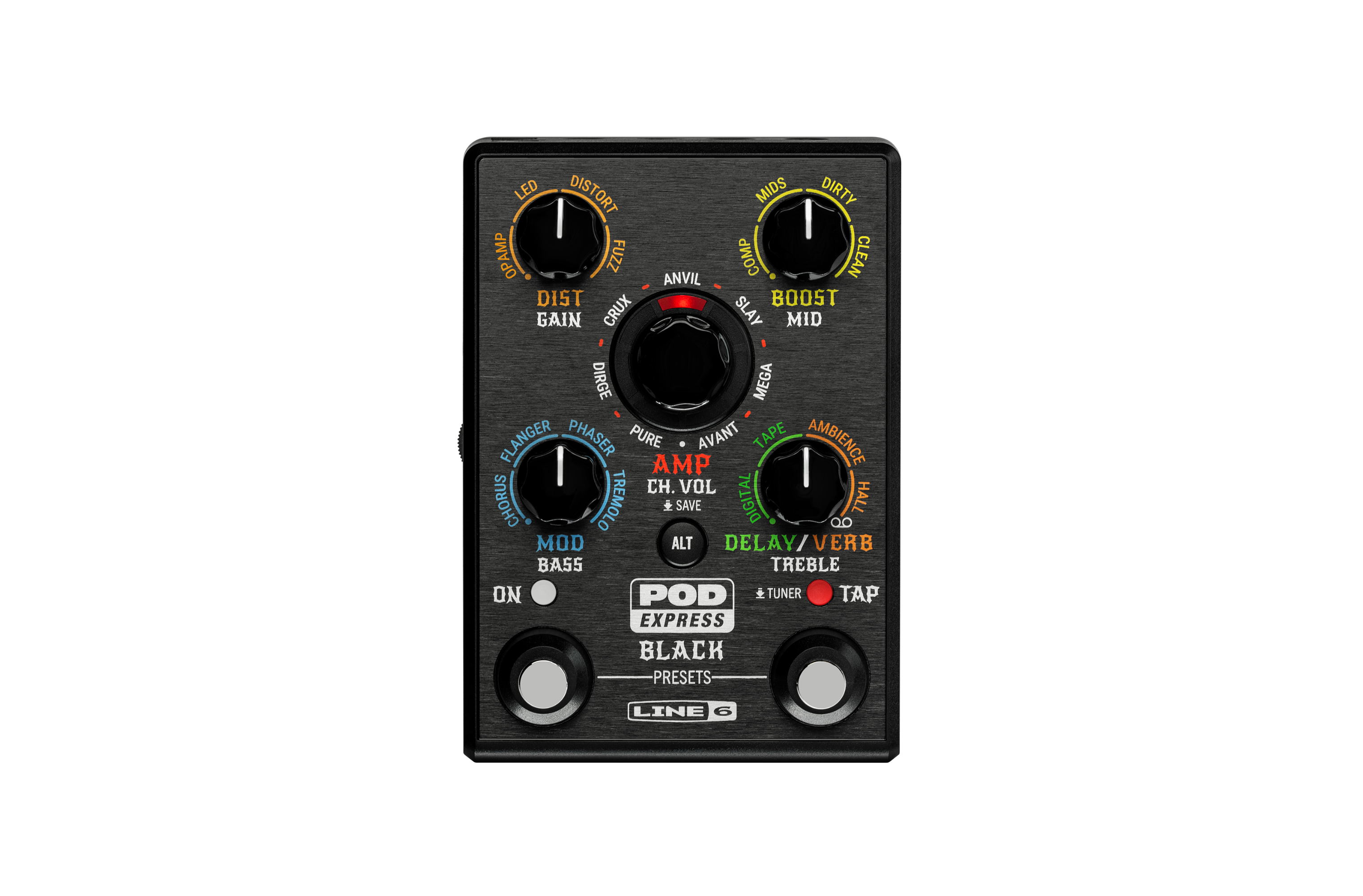 Line 6 POD Express BLACK Hi-Gain Multi-Effects Pedal