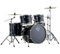 Dixon Spark 5pc 22" Drum Kit w/Hardware and Cymbals - Misty Black Sparkle