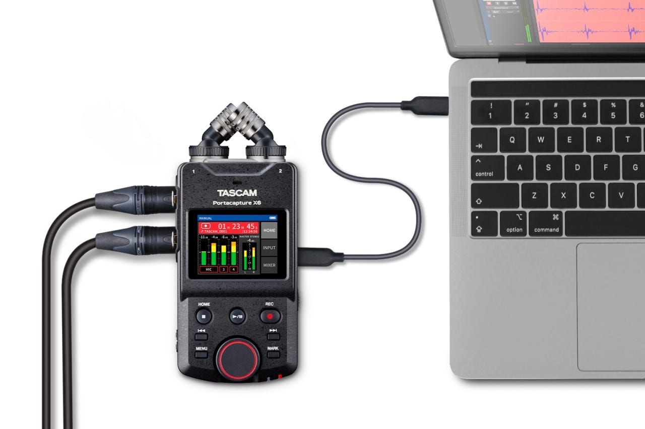 Tascam Portacapture X6 Multi-Track Handheld Recorder