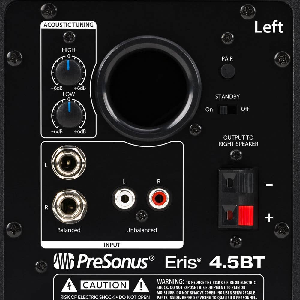 PreSonus Eris 4.5BT 2ND GEN 4.5 inch Bluetooth Active Media Monitors (PAIR)