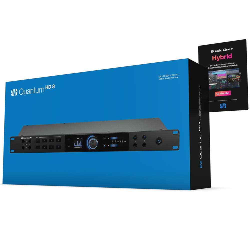 PreSonus QUANTUM HD8 Rackmount Audio Interface - One Only