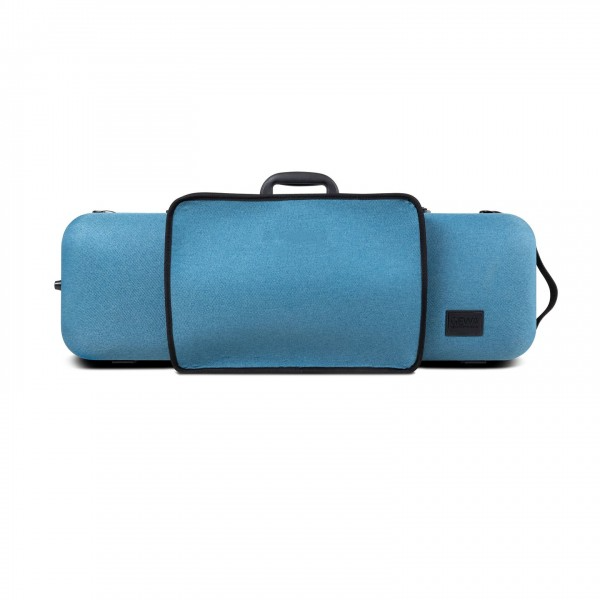 Gewa Bio-A Oblong Violin Case w/Sheet Music Pocket - Blue / Black