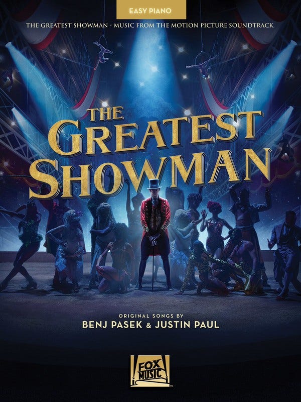 The Greatest Showman Movie Soundtrack Easy Piano