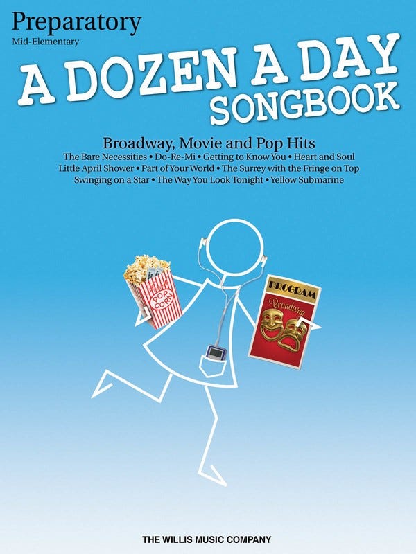 A Dozen A Day Songbook - Preparatory