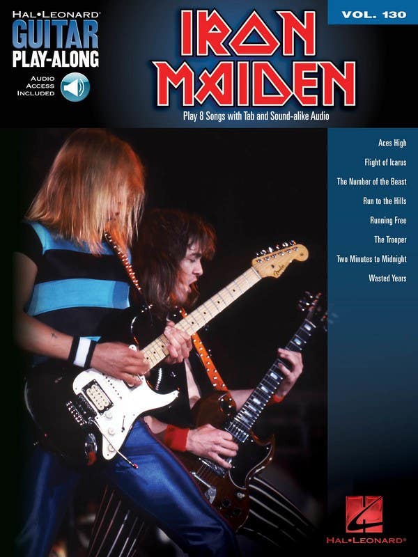 Iron Maiden Guitar Play Along Bk/Cd V130