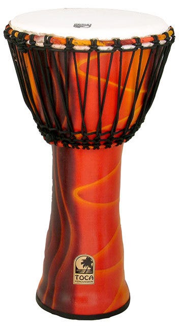 Toca Freestyle Rope Tuned 12" Djembe - Fiesta