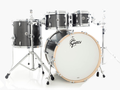 Gretsch Drums Brooklyn Series 4pc Drum Kit - Shell Pack - Satin Metallic Black
