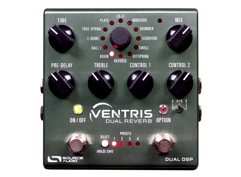 Source Audio Ventris Dual Reverb Pedal