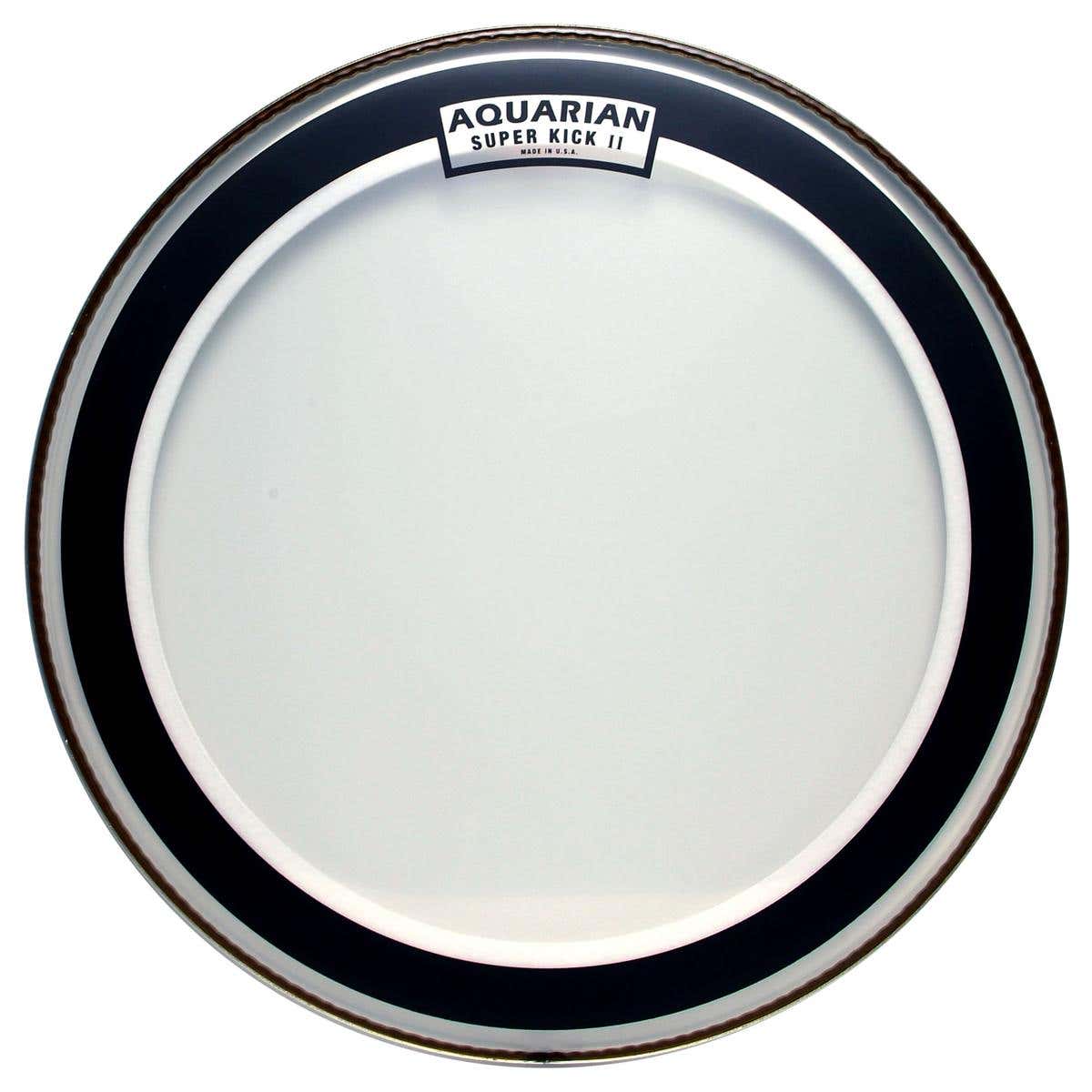 Aquarian 22 Inch Bass Drum Head Clear 2 Ply Skii22 Super-Kick II