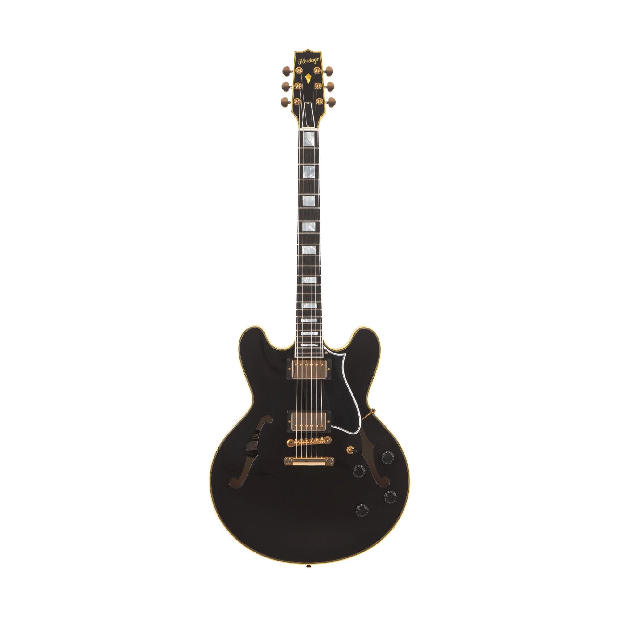 Heritage Custom Shop Core Collection H-555 Electric Guitar - Ebony